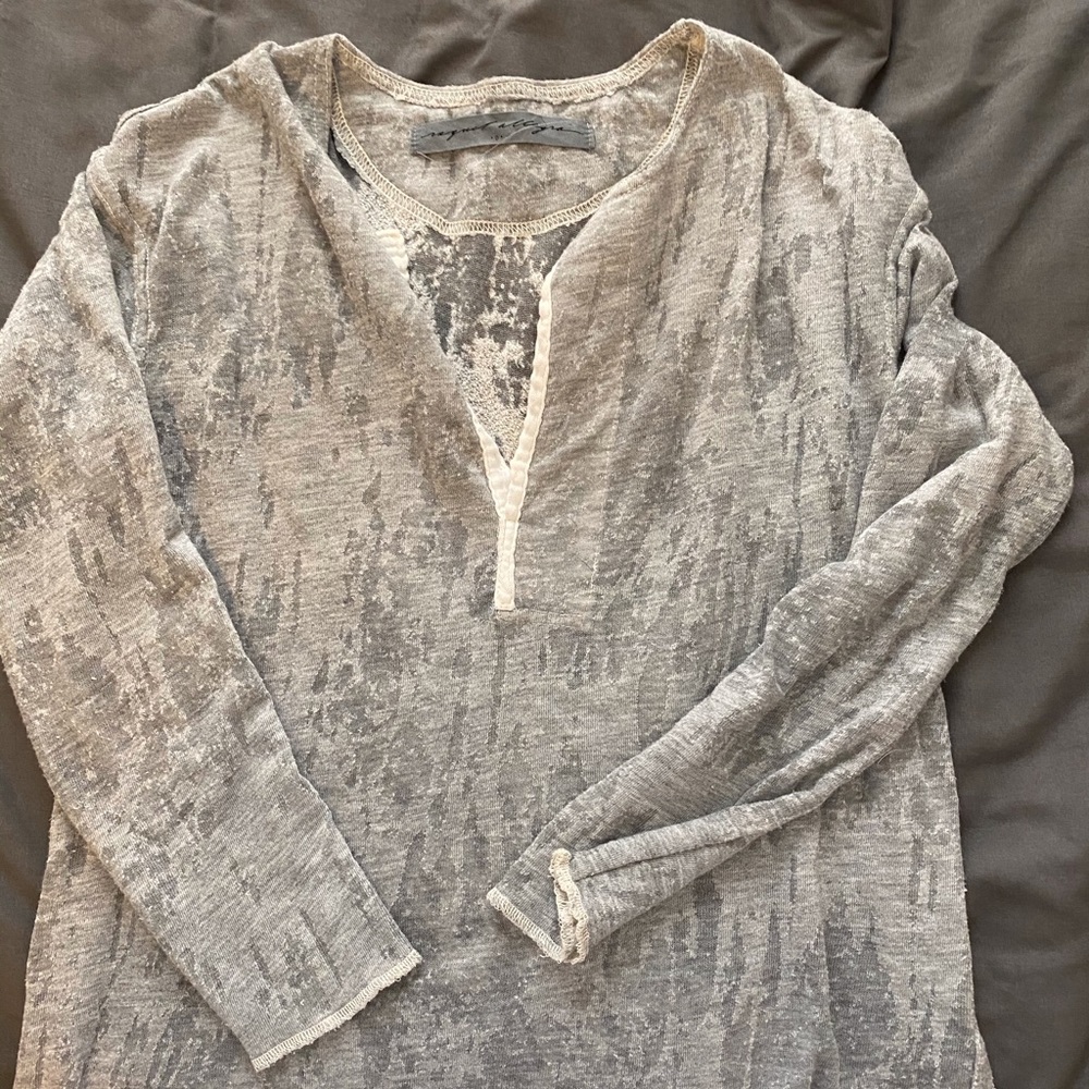 Long Sleeve Burnout TShirt